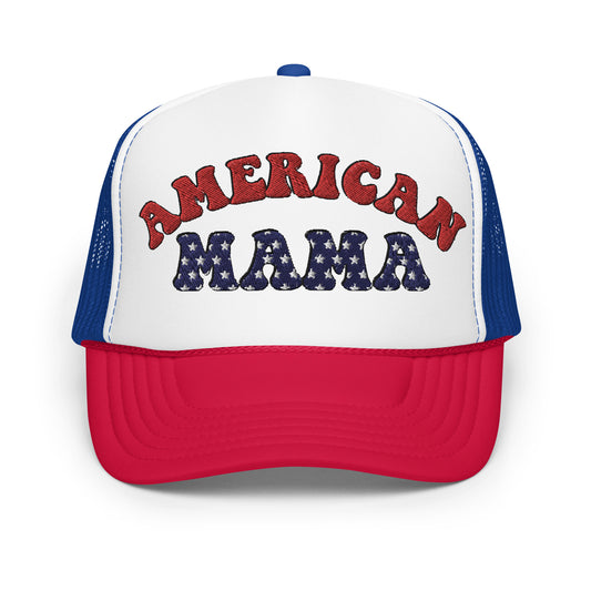 American Mama Trucker Hat