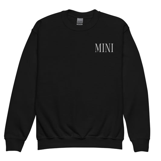 Embroidered Mini Youth Crewneck Sweatshirt