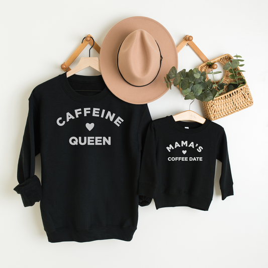 Caffeine Queen Crewneck Bundle