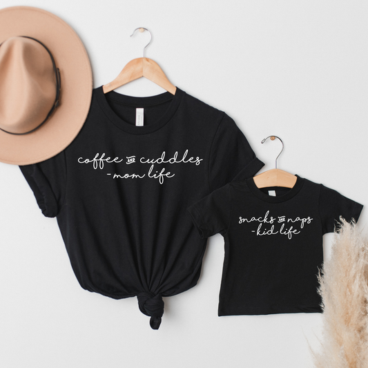 Coffee And Cuddles Youth Tee Bundle
