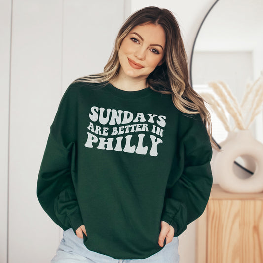 Sundays Are Better In Philly Crewneck