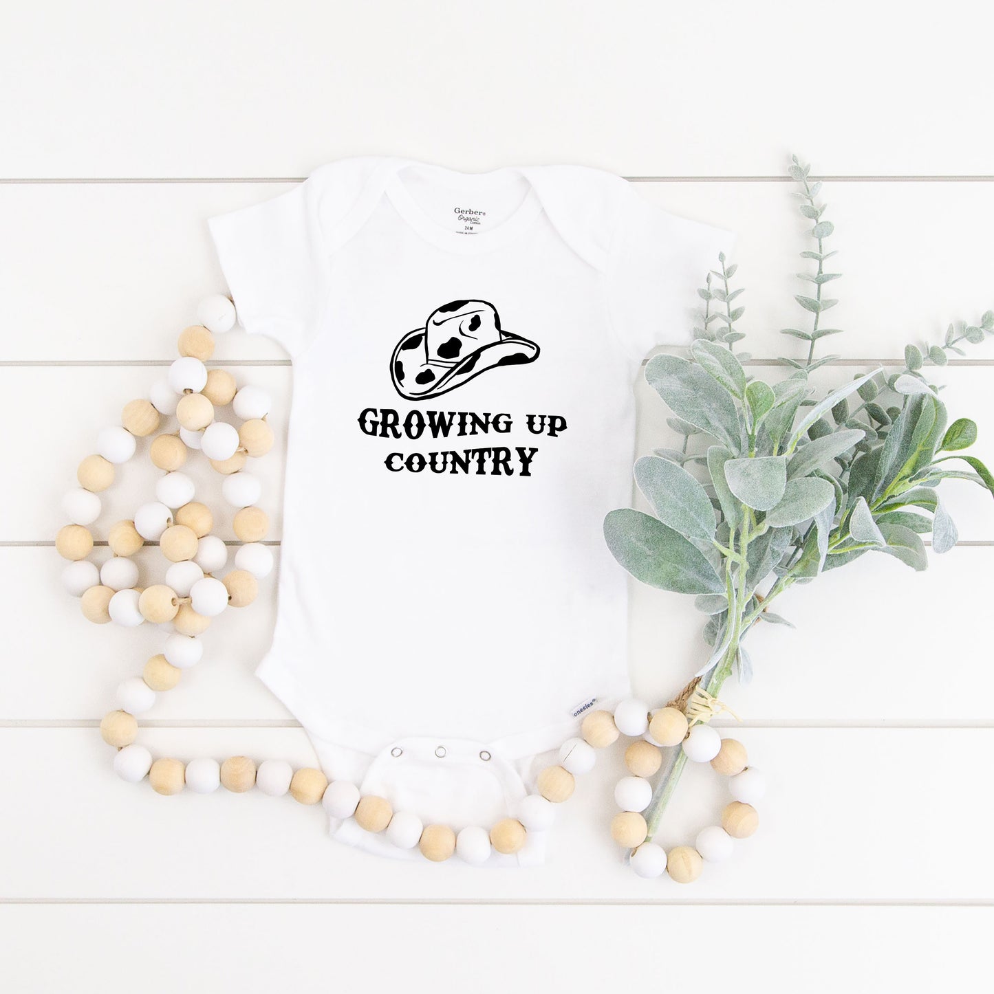 Growing Up Country Onesie
